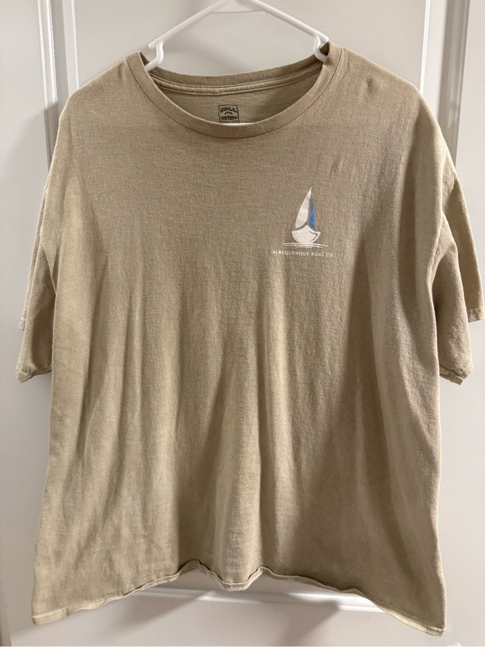 🥳 5 for $25 BUNDLE Comfort Cotton Crewneck Tee - Tan with Sail Graphic